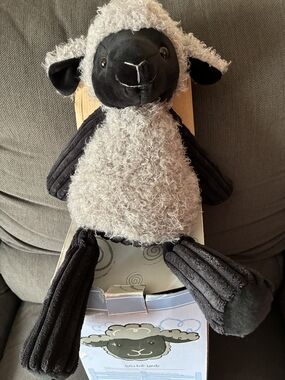 Scentsy Buddy Lulu The Lamb Plush-Retired-Plastic Eyes-2014-No Scent Pak-16"